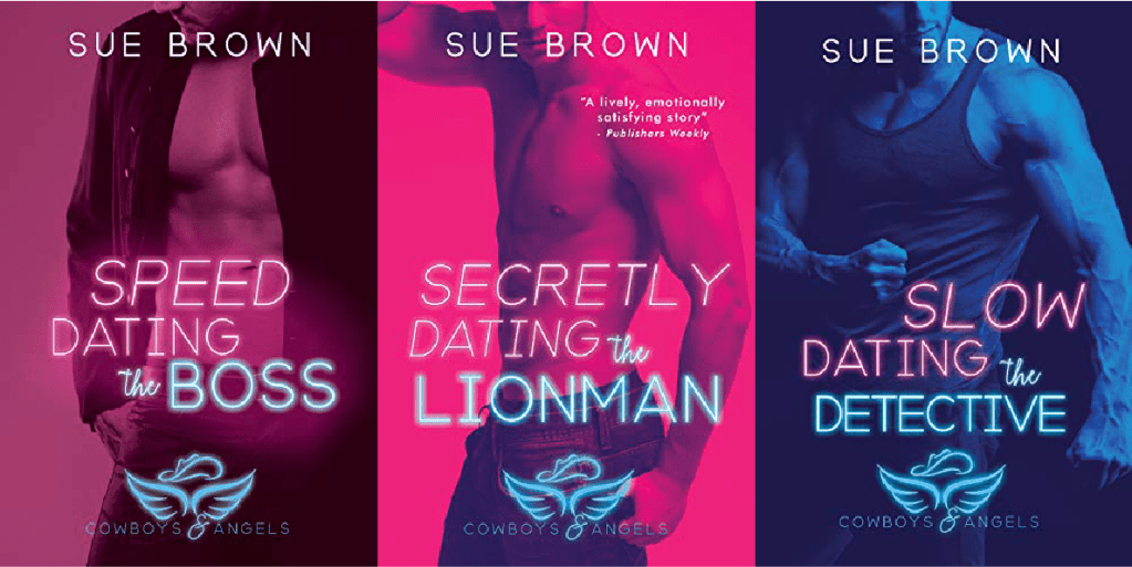 Cowboys and Angles series front covers.